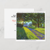 Purple Red Yellow Green Birthday Celebration Party (正面/裏面)