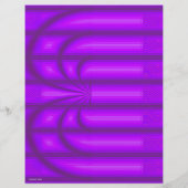 Purple Retro Cathedral Bulk Scrapbook Paper Pages チラシ (裏面)