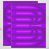 Purple Retro Cathedral Scrapbook Paper 2-Sided Pag (正面/裏面)