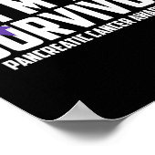 Purple Ribbon Im生存膵がん戦争 ポスター (角)