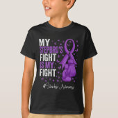 Purple Ribbon Stepbrother Overdose Awareness  Tシャツ (正面)