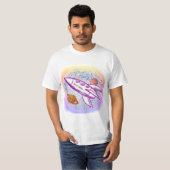 Purple Rocket Tシャツ (正面フル)
