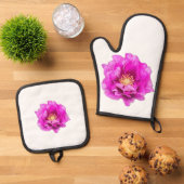 Purple Rose 鍋つかみ&鍋敷きセット (トップダウン)