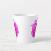 Purple Rose Mug カフェラテマグ (正面)