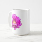 Purple Rose Mug コーヒーマグカップ (正面左)
