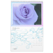Purple Roses Calendar (Type-B) カレンダー (2月 2027)