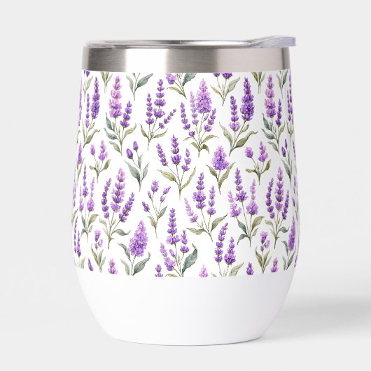 Purple Sage Green Lavender Flowers (左面)