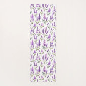 Purple Sage Green Lavender Flowers ヨガマット (裏面)