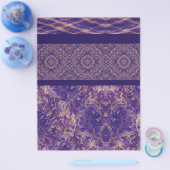 Purple Sampler Bulk Scrapbook Paper Pages チラシ (シングル)