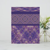 Purple Sampler Scrapbook Paper 2-Sided Page (スタンド正面)