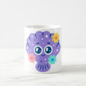 Purple Seashell コーヒーマグカップ (中央)