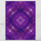 Purple Serene Gardens Bulk Scrapbook Paper Pages チラシ (裏面)