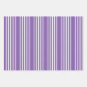 Purple Shapes ラッピングペーパーシート (正面)