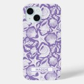 Purple Shells Personalized Case-Mate iPhoneケース (裏面)