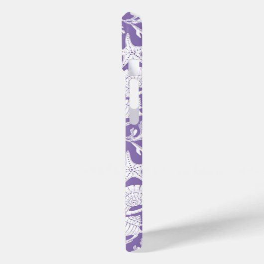 Purple Shells Personalized Case-Mate iPhoneケース (裏面 / 左)
