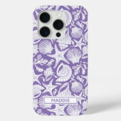Purple Shells Personalized Case-Mate iPhoneケース (裏面)