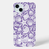 Purple Shells Personalized Case-Mate iPhoneケース (裏面)