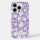 Purple Shells Personalized Case-Mate iPhoneケース (裏面)