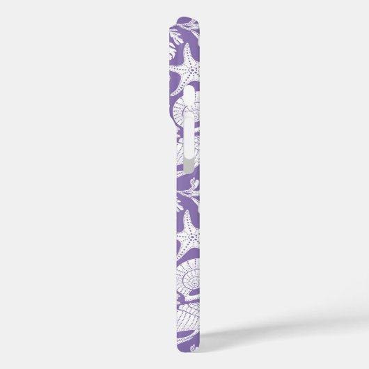 Purple Shells Personalized Case-Mate iPhoneケース (裏面 / 左)