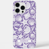Purple Shells Personalized Case-Mate iPhoneケース (裏面)