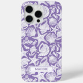 Purple Shells Personalized Case-Mate iPhone Case iPhoneケース (裏面)