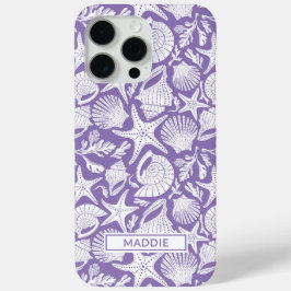 Purple Shells Personalized Case-Mate iPhone Case 15 Pro Maxケース