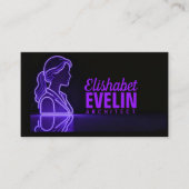 Purple Silhouette: Professional Reflection 名刺 (正面)