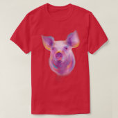 purple simple costume piglet  tシャツ (デザイン正面)