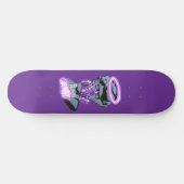 purple skateboard スケートボード (横)