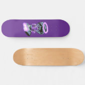 purple skateboard スケートボード (横)