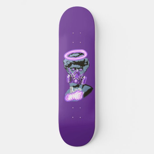 purple skateboard スケートボード (正面)