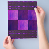Purple Skies Tiles Bulk Scrapbook Paper Pages チラシ (手)