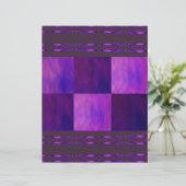 Purple Skies Tiles Scrapbook Paper 2-Sided Page (スタンド正面)