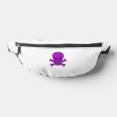 Purple Skull white fanny pack ファニーパック (レイダウン)