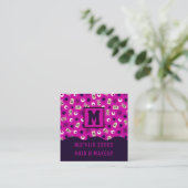 PURPLE SKULLS HALLOWEEN スクエア名刺 (スタンド正面)