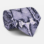 Purple SnakeSkin Animal Print ネクタイ (ロール)