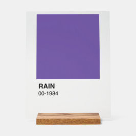 Purple Song Album – バックグラウン澄んド アクリルサイン