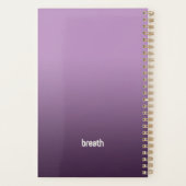 Purple Spiral Planner  – 2026 Breath プランナー手帳 (裏面)