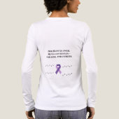 Purple Spirit Mast Cell Awareness トライブレンドＴシャツ (背面)
