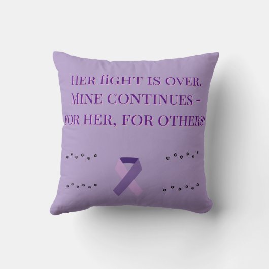 Purple Spirit Mast Cell Tribute クッション (裏面)