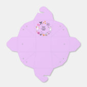 Purple Spooky One Cute Halloween 1st Birthday フェイバーボックス (折り畳みなし)