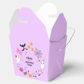 Purple Spooky One Cute Halloween 1st Birthday フェイバーボックス (オープン)