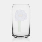 Purple Square Flower ガラス缶 (裏面)