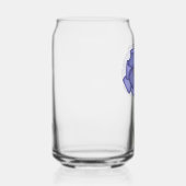 Purple Square Flower ガラス缶 (右)