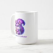 Purple Squirrel with Acorn コーヒーマグカップ (正面左)