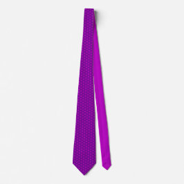 Purple Star Grid Neck Tie for Bold Elegance ネクタイ