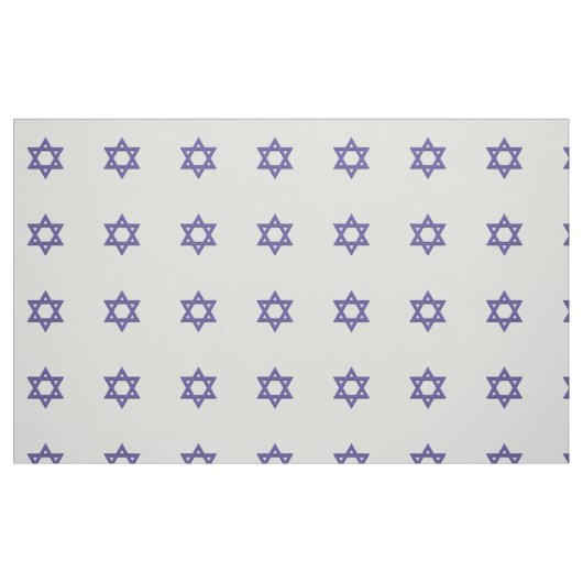 Purple Star of Davidシームレス ファブリック (ファットクウォーター)