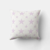 Purple Star Pattern Retro Vintage Celestial Spring クッション (裏面)