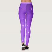 "PURPLE STARLITE" アクティブウェアレギンス レギンス (裏面)