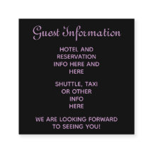 Purple steampunkの結婚ゲストの予約情報